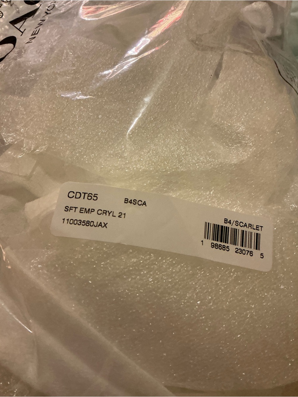 Coach Soft Empire 21 In Scarlet - Picture 14 of 16